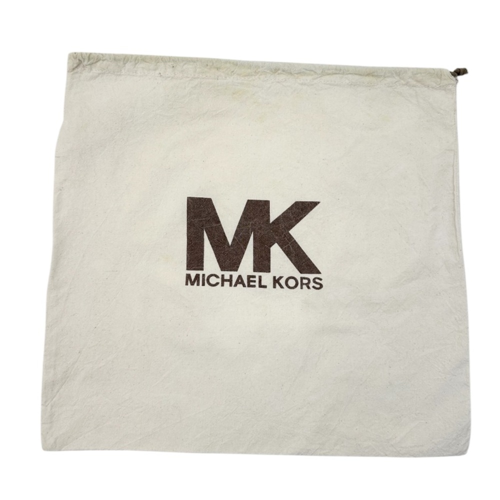 Michael Kors Cream Bag with Brown Logo
